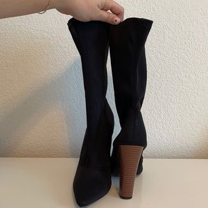 Black Heeled Boots